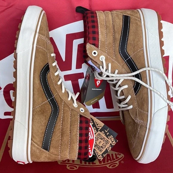 Vans Sk8-Hi Mte-1
Plaid Brown/Black
VNOA5HZYY49 Men’s boots - Picture 12 of 16